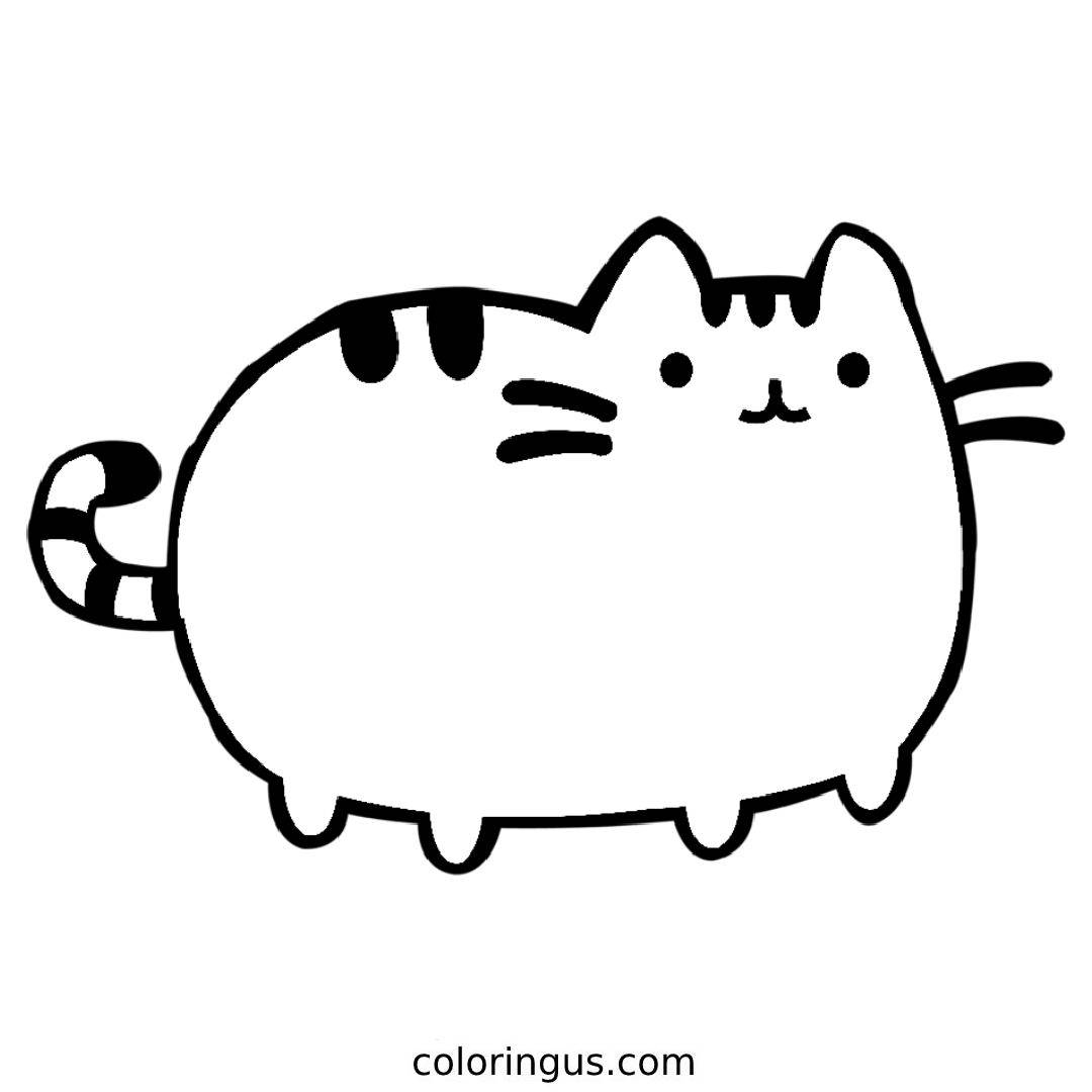 Pusheen Coloring Pages