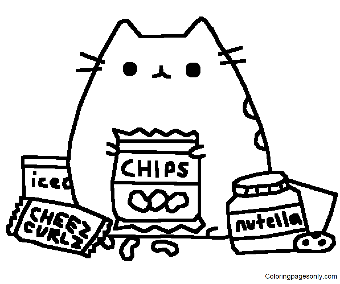 Pusheen Coloring Pages Printable Get Coloring Pages 56 OFF