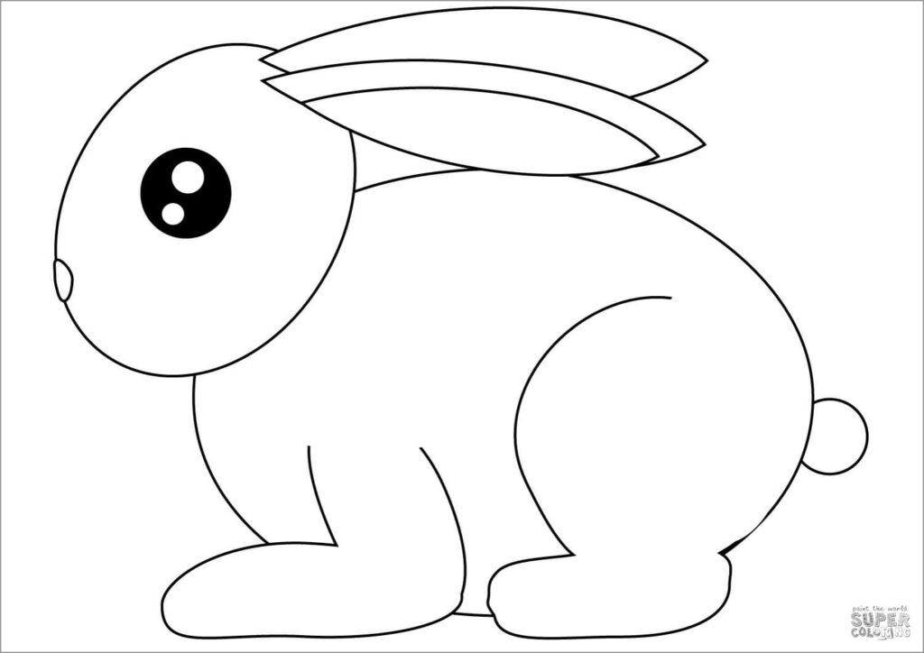 Rabbit Coloring Pages ColoringBay