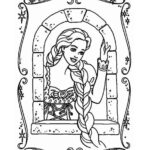 Rapunzel Coloring Pages Learny Kids