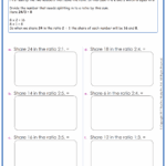 Ratios Worksheets Worksheets For Kindergarten
