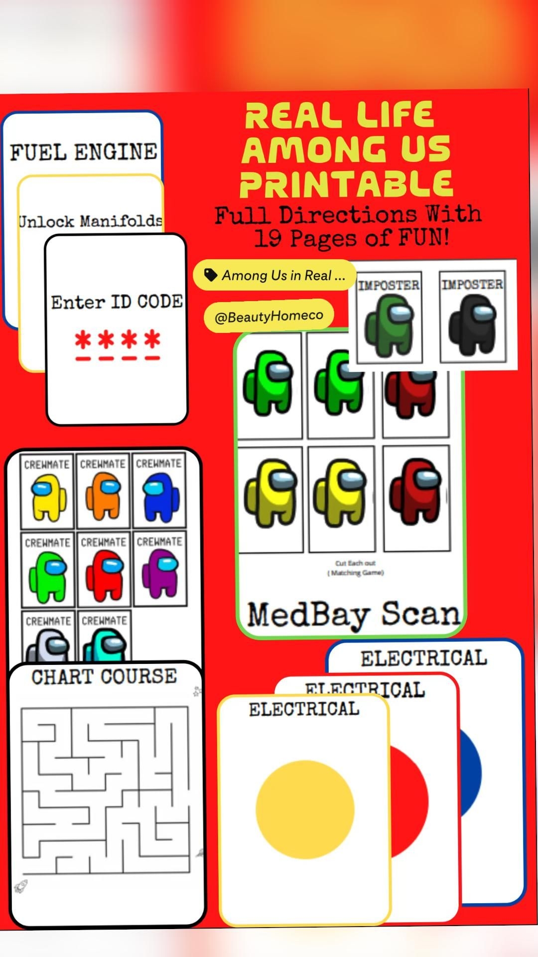 printable among us game