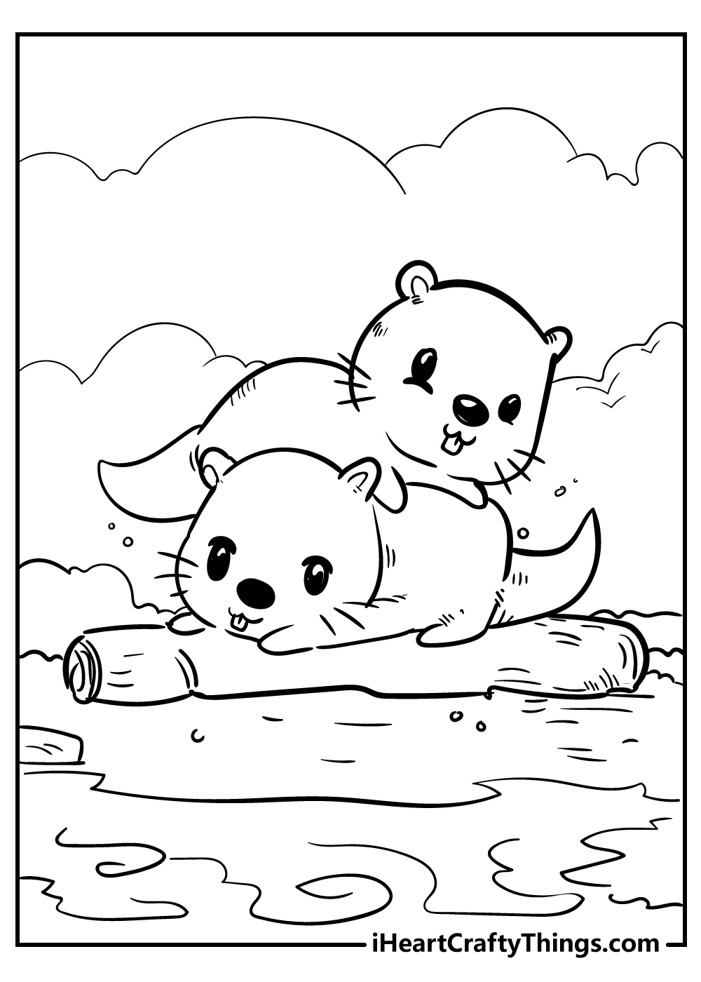 Really Cute Animals Coloring Pages Coloring Home