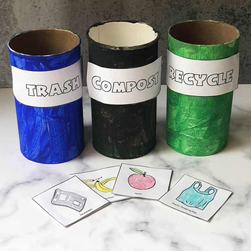 printable recycling activities for preschoolers