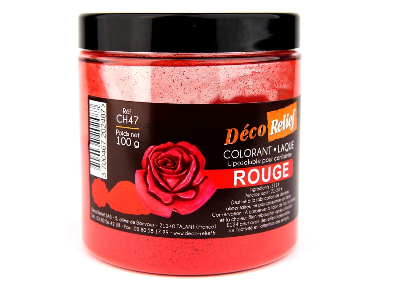 Red Food Colouring Powder Fat Soluble 100g D co Relief Meilleur 