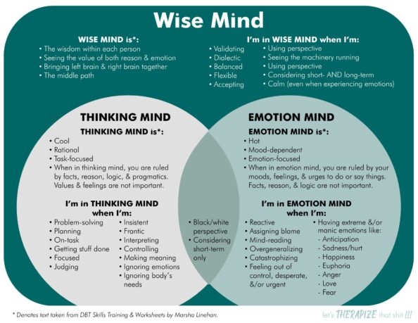 wise mind worksheet