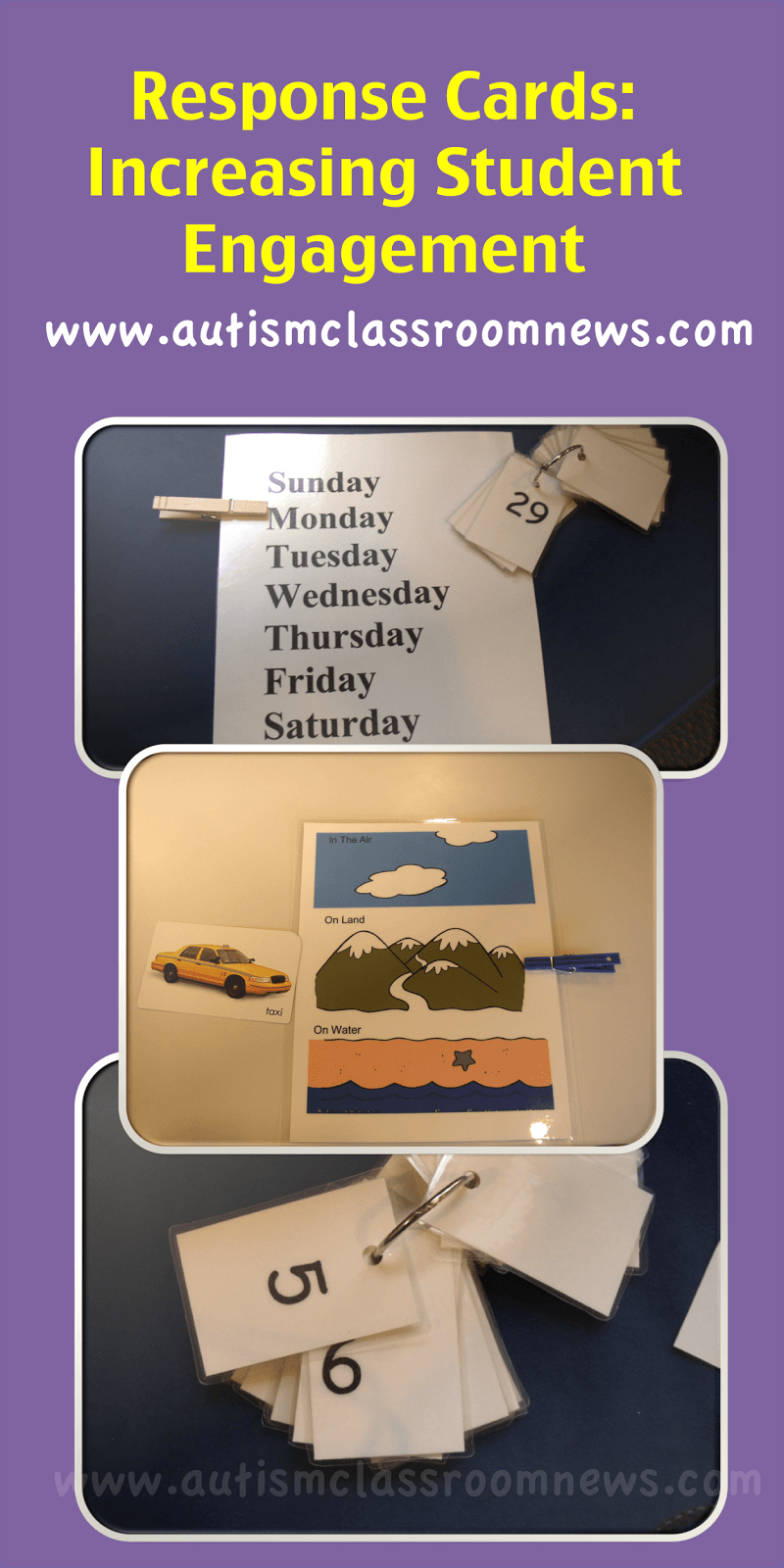 Response Cards Increasing Student Engagement Autism Classroom Resources