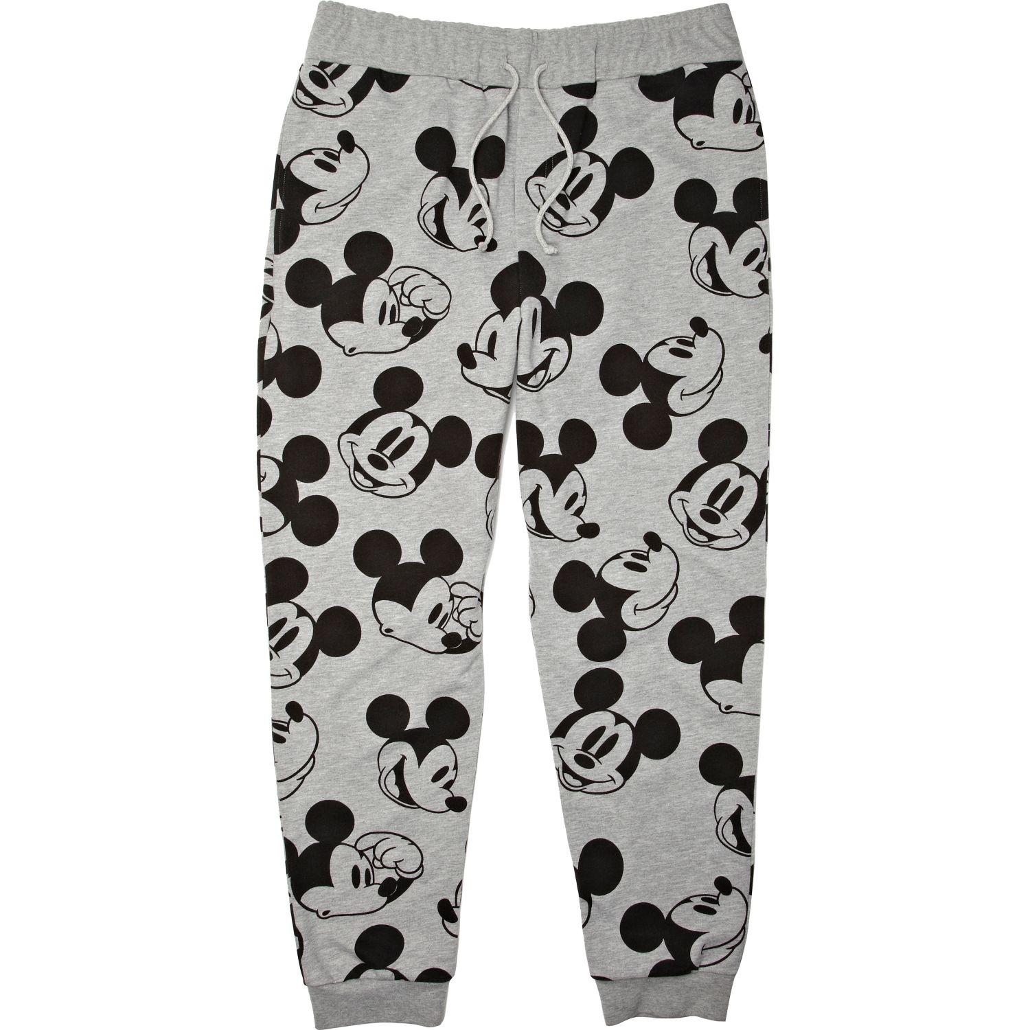 River Island Grey Mickey Mouse Print Joggers In Gray For Men grey Lyst
