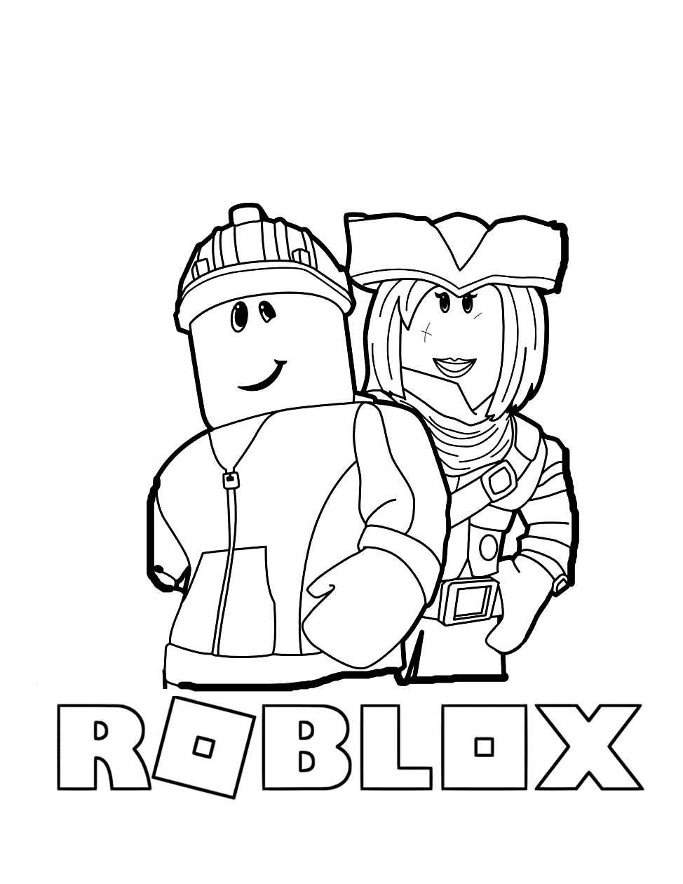 Roblox Coloring Pages