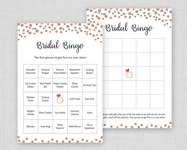 free printable blank bridal bingo cards