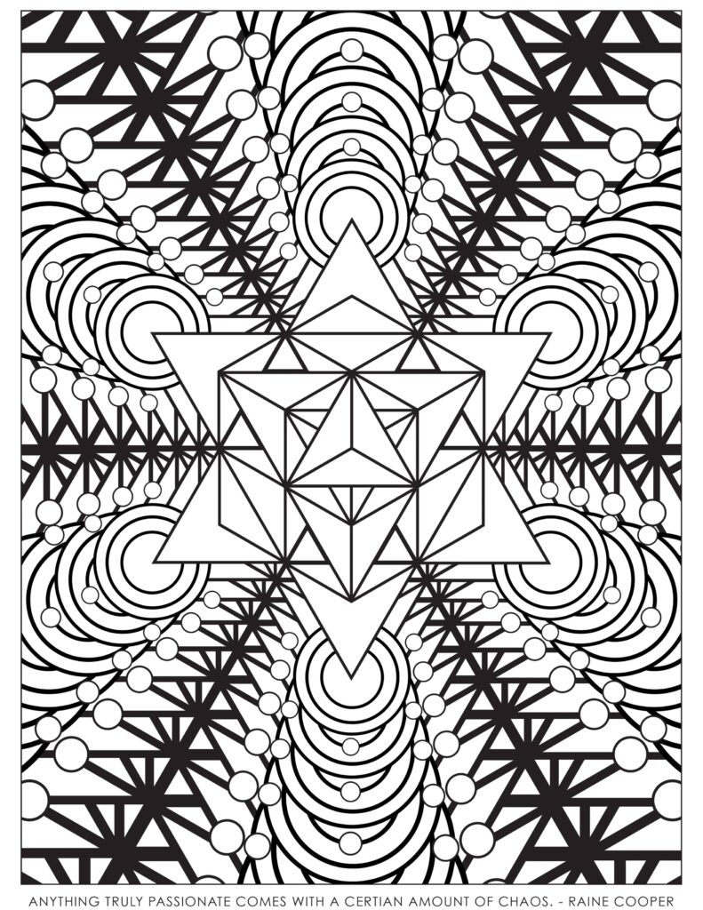 Sacred Geometry Coloring Pages Coloring Home