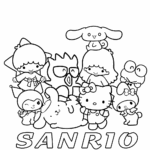 Sanrio Coloring Pages FREE 2025 Coloring And Learn