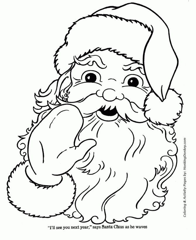 Santa Claus Coloring Page