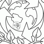 Save Earth Coloring Pages Coloring Home