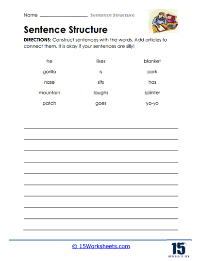Sentence Structure ESL Worksheet By Alexiosthegreat Worksheets Library