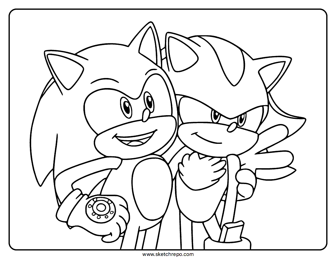Shadow Coloring Pages Sketch Repo