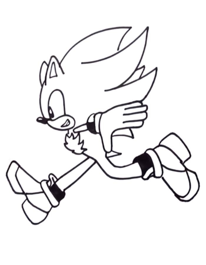 Shadow The Hedgehog Coloring Pages Free Printable PDF 