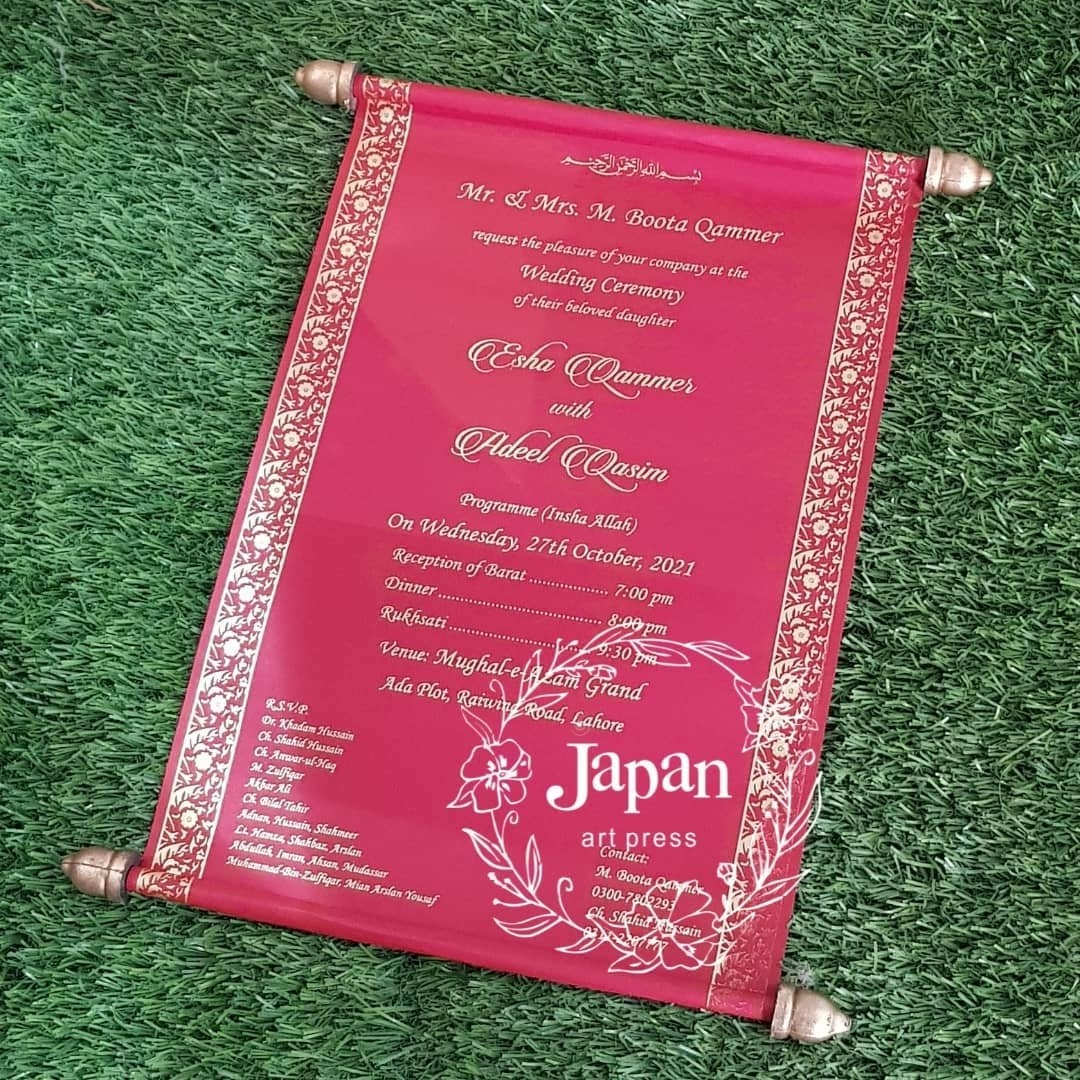 invitation from japan