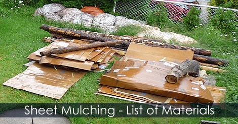Sheet Mulching Over Grass List Of Material To Sheet Mulch