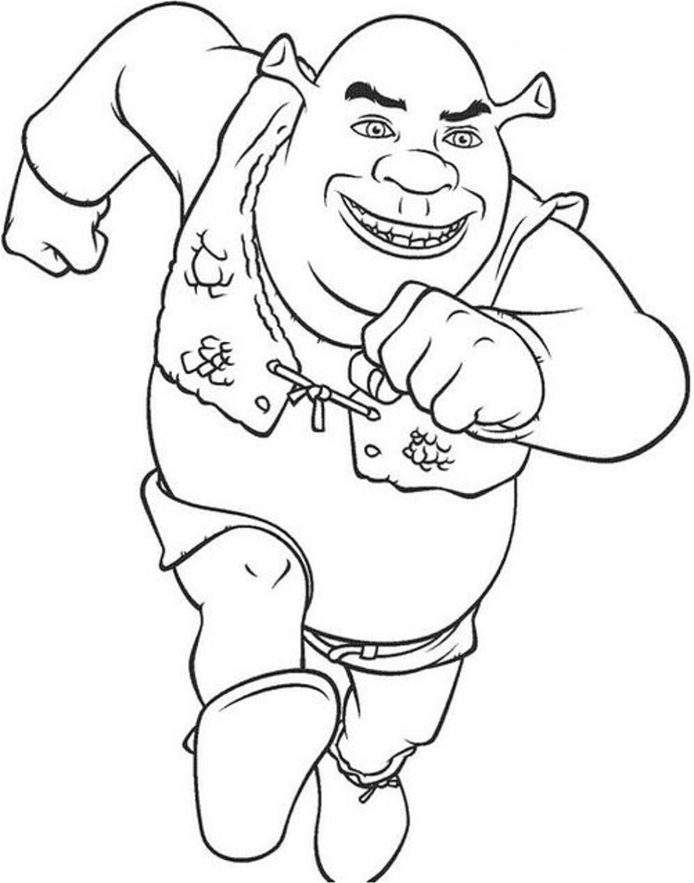 Shrek Coloring Pages