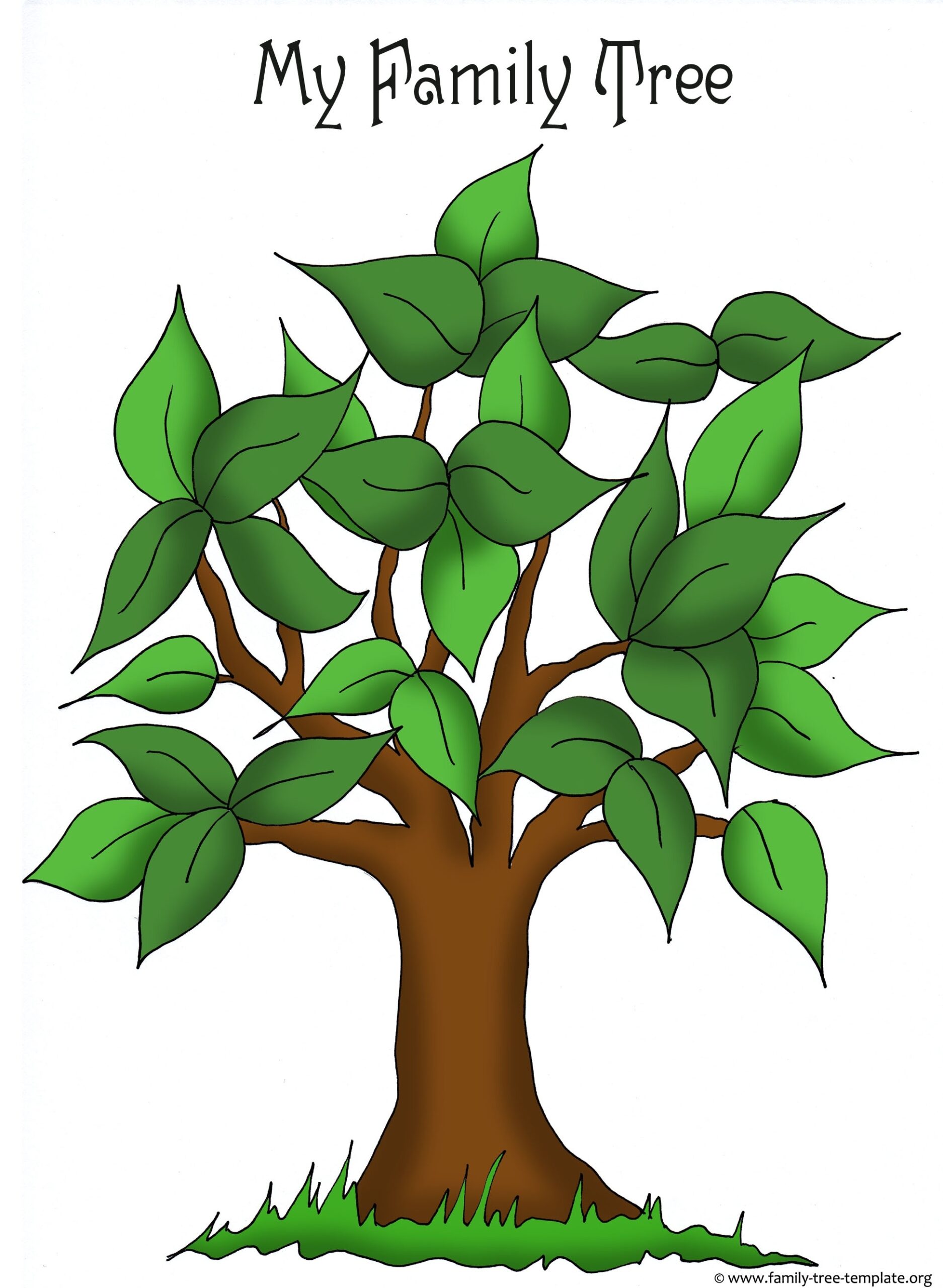 Simple Blank Family Tree Template Archives Mavensocial co New Free 