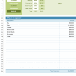 Simple Budget Worksheet Excel Template Worksheets Library