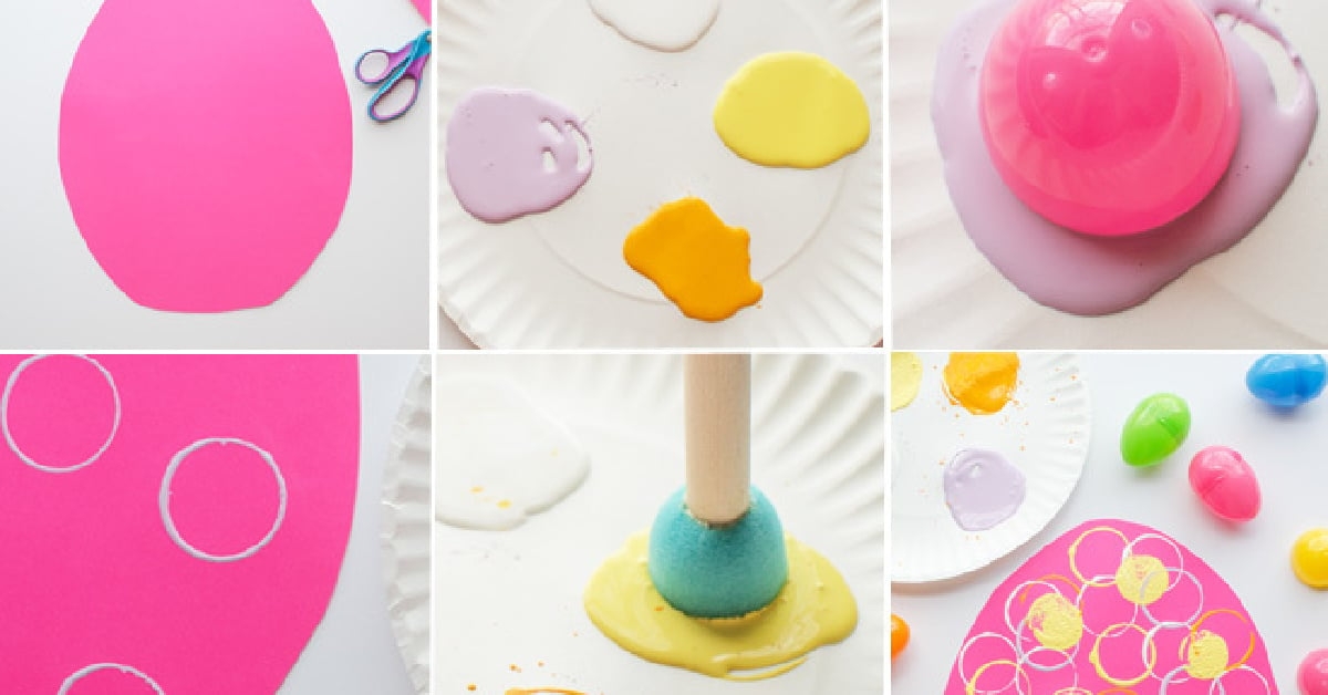 Simple Fun Preschool Easter Egg Craft With Printable Egg Template 