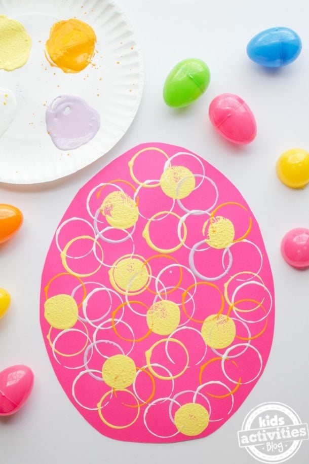 Simple Fun Preschool Easter Egg Craft With Printable Egg Template 