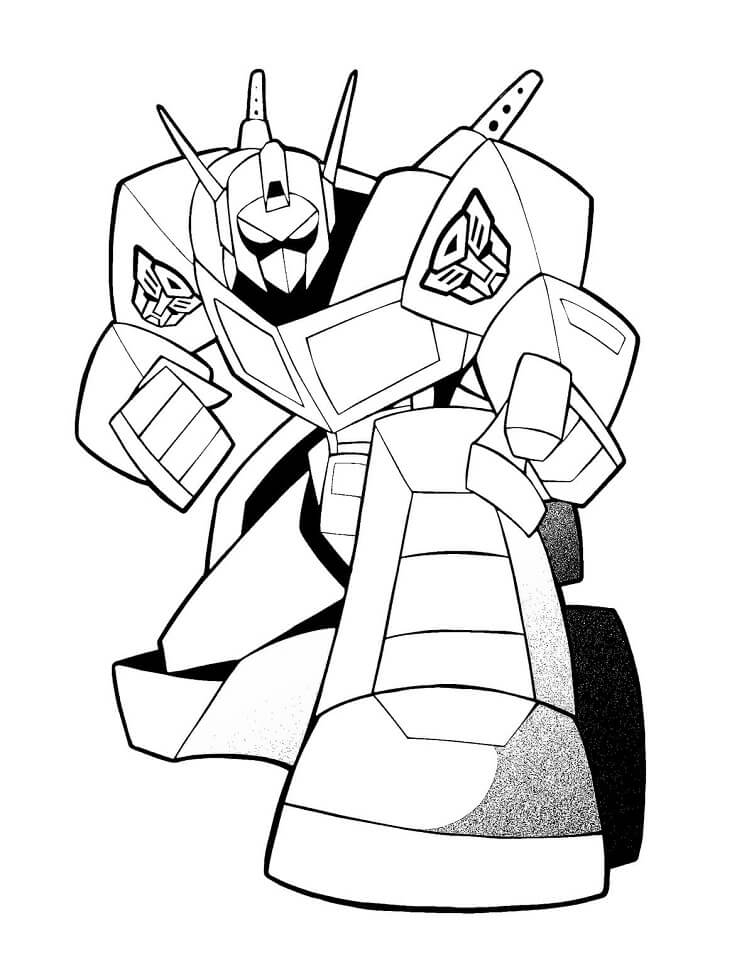 Simple Optimus Prime Coloring Page Free Printable Coloring Pages For Kids