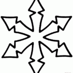 Simple Snowflake Coloring Pages Coloring Home