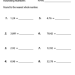 Sixth Grade Math Worksheets
