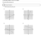 Slope Worksheet 1 Worksheets Library