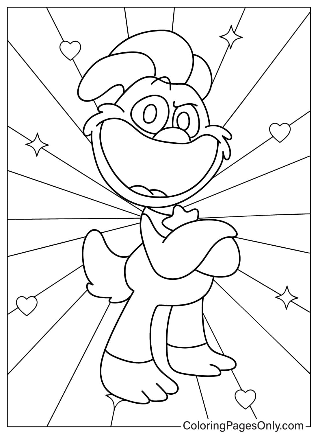 Smiling Critters Coloring Pages Coloring Nation