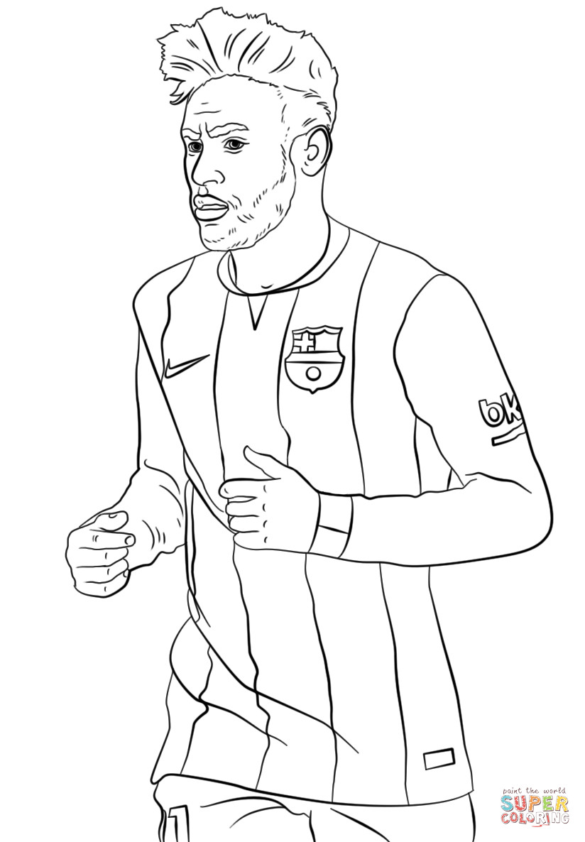Soccer Coloring Pages Messi At GetDrawings Free Download