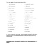 Solved SIGNIFICANT FIGURES WORKSHEET Determine The Number Of