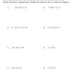 Solving Absolute Value Equations Worksheet with Solutions Worksheets