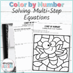 Solving Multi Step Equations Christmas Teaching Resources