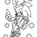 Sonic Christmas Coloring Pages Coloring Nation