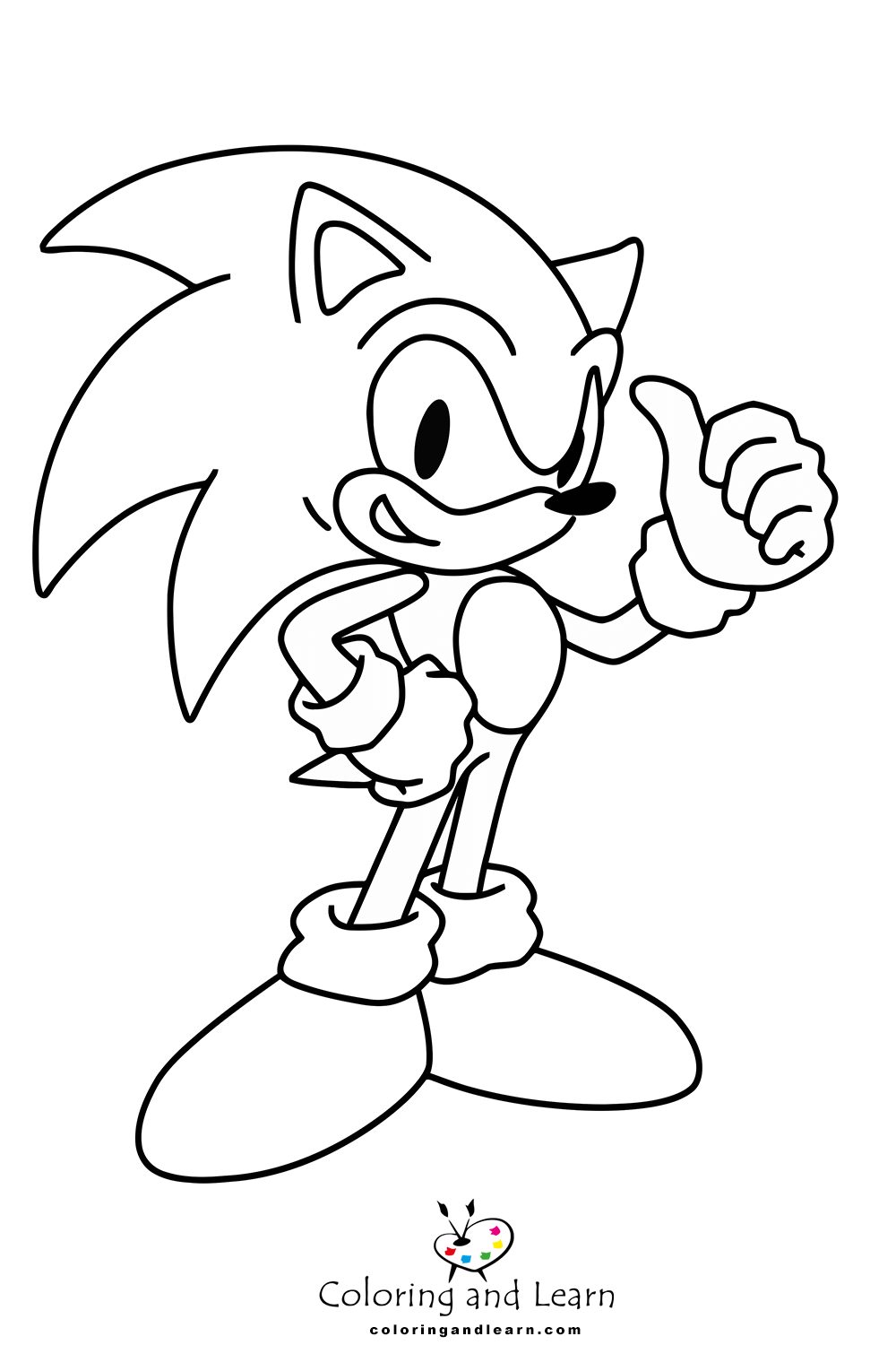 Sonic Coloring Pages FREE 2025 Coloring And Learn