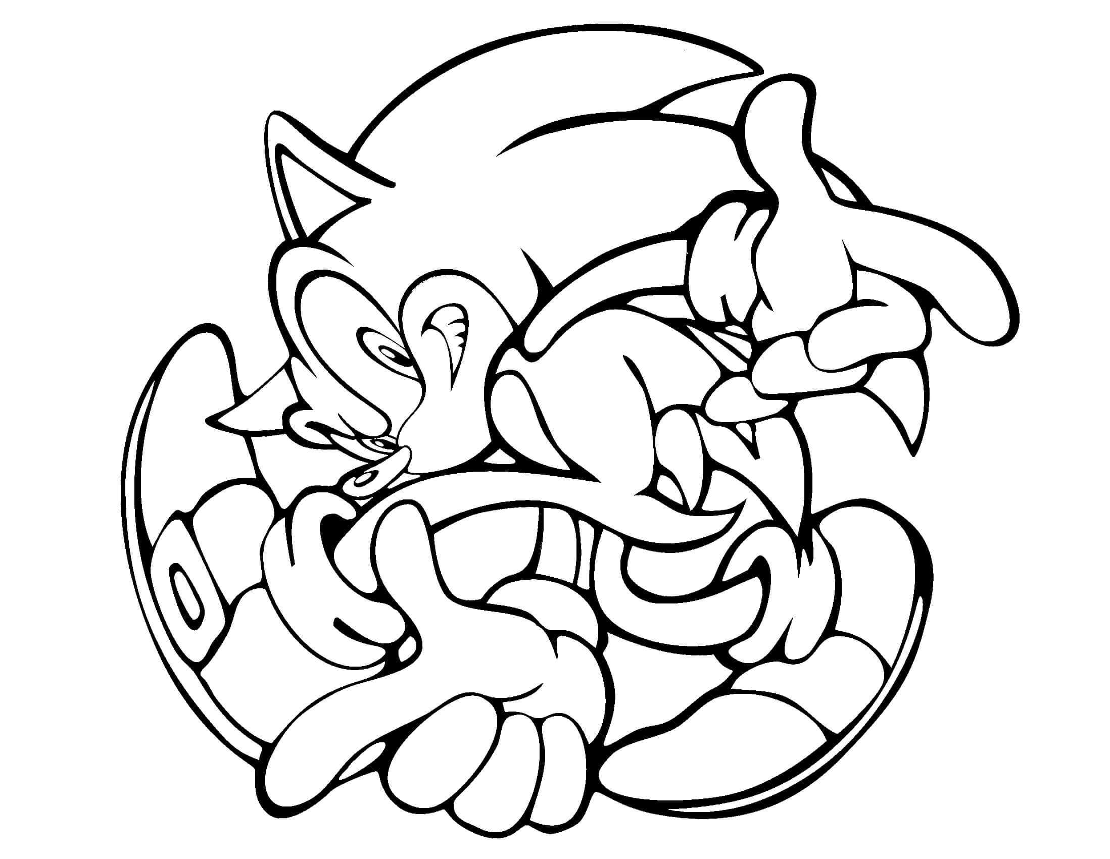 Sonic The Hedgehog Coloring Pages