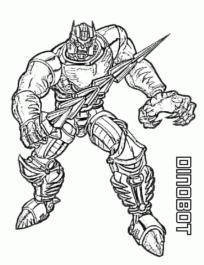Transformer Coloring Pages
