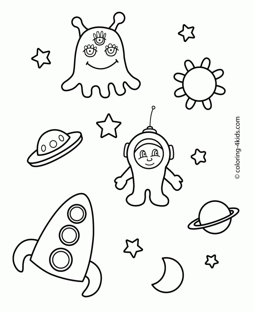 Space Coloring Pages Printable Coloring Home