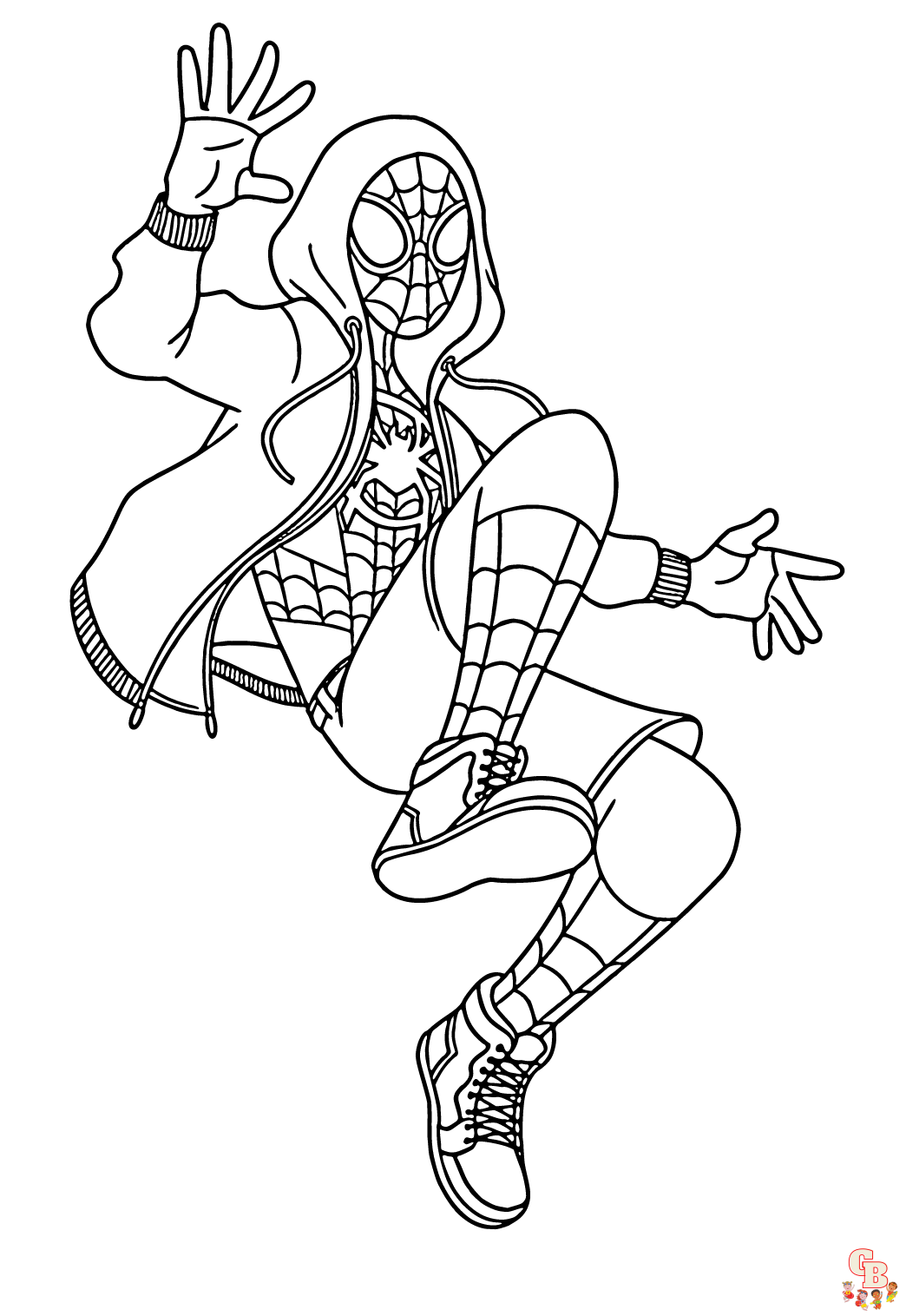 Spider Man Miles Morales Coloring Pages Coloring Home