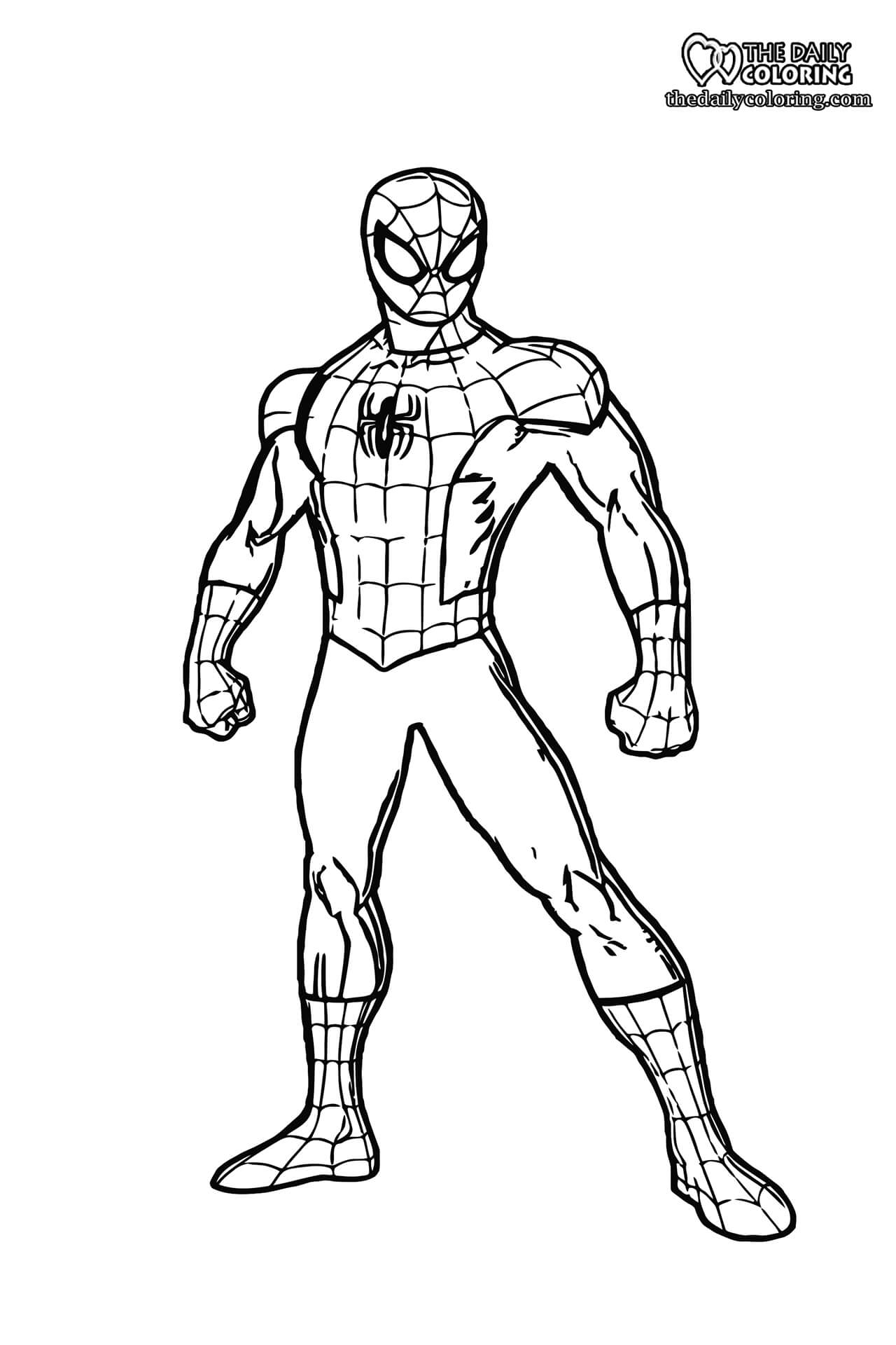 spiderman coloring pages for free