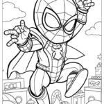 Spiderman Coloring Pages For Sheets Printable Infoupdate
