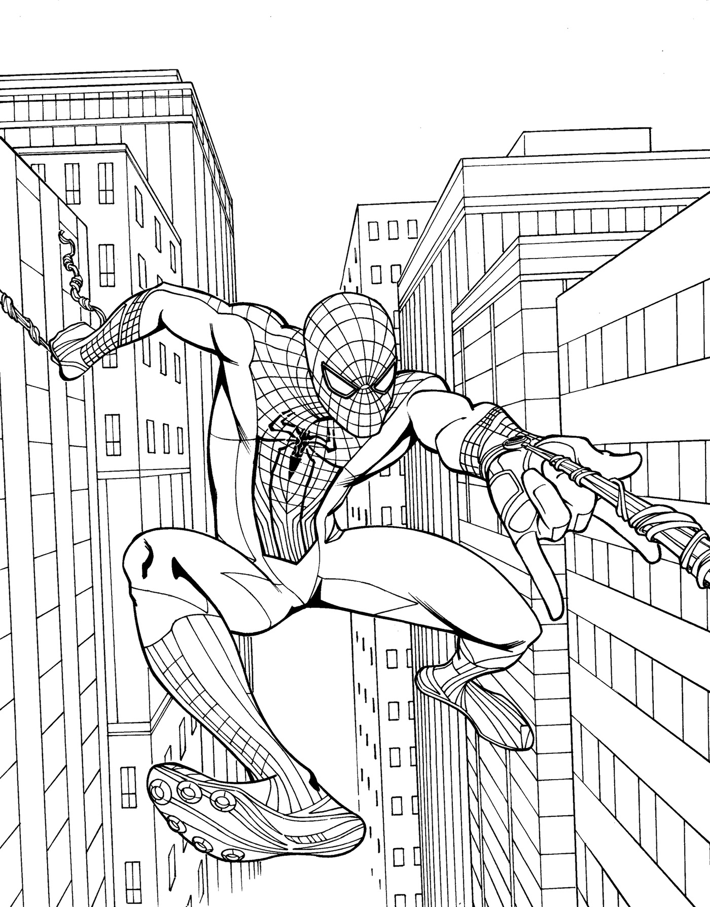 Spiderman Coloring Page