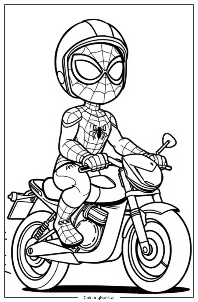free spiderman coloring pages
