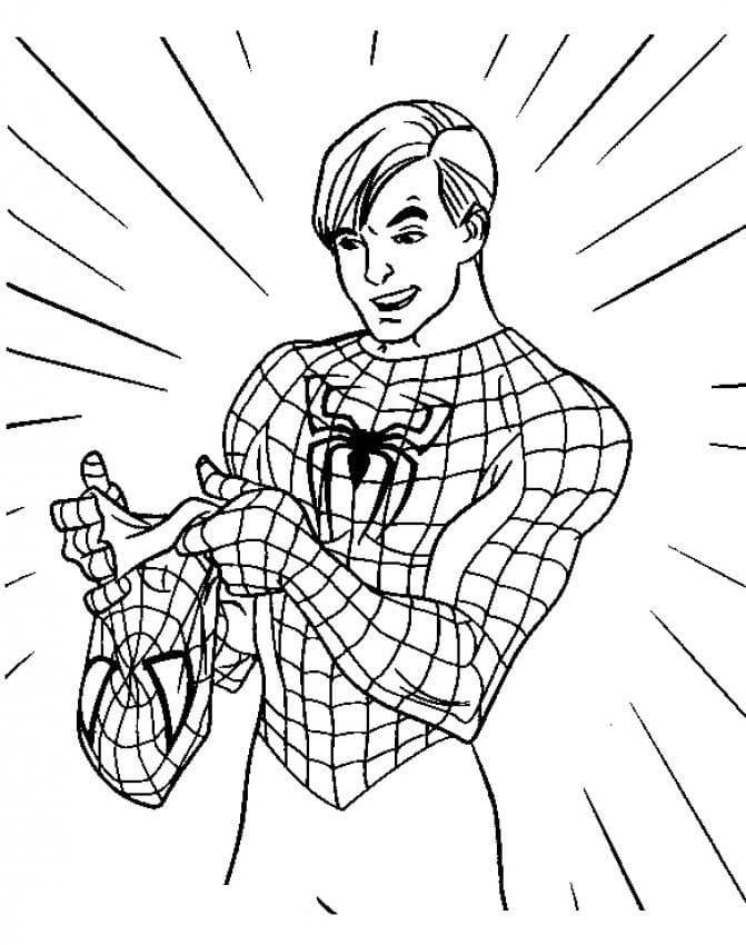 Spiderman Moving Coloring Page Free Printable Coloring Pages For Kids