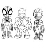 Spidey And His Amazing Friends Coloring Pages Coloring Pages Bird