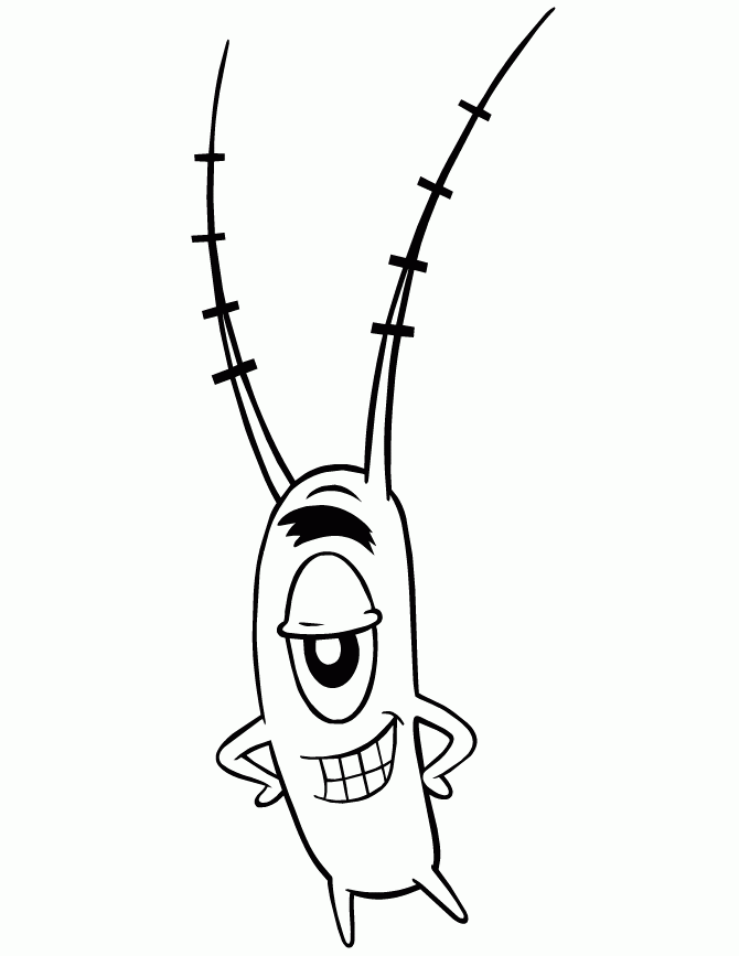 Spongebob Characters Coloring Pages